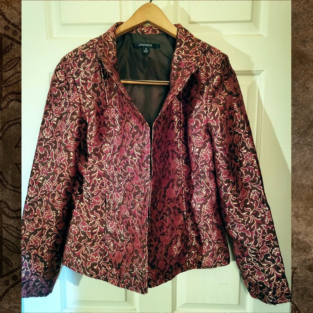Chadwicks Rose and Gold Size 8 Jacket